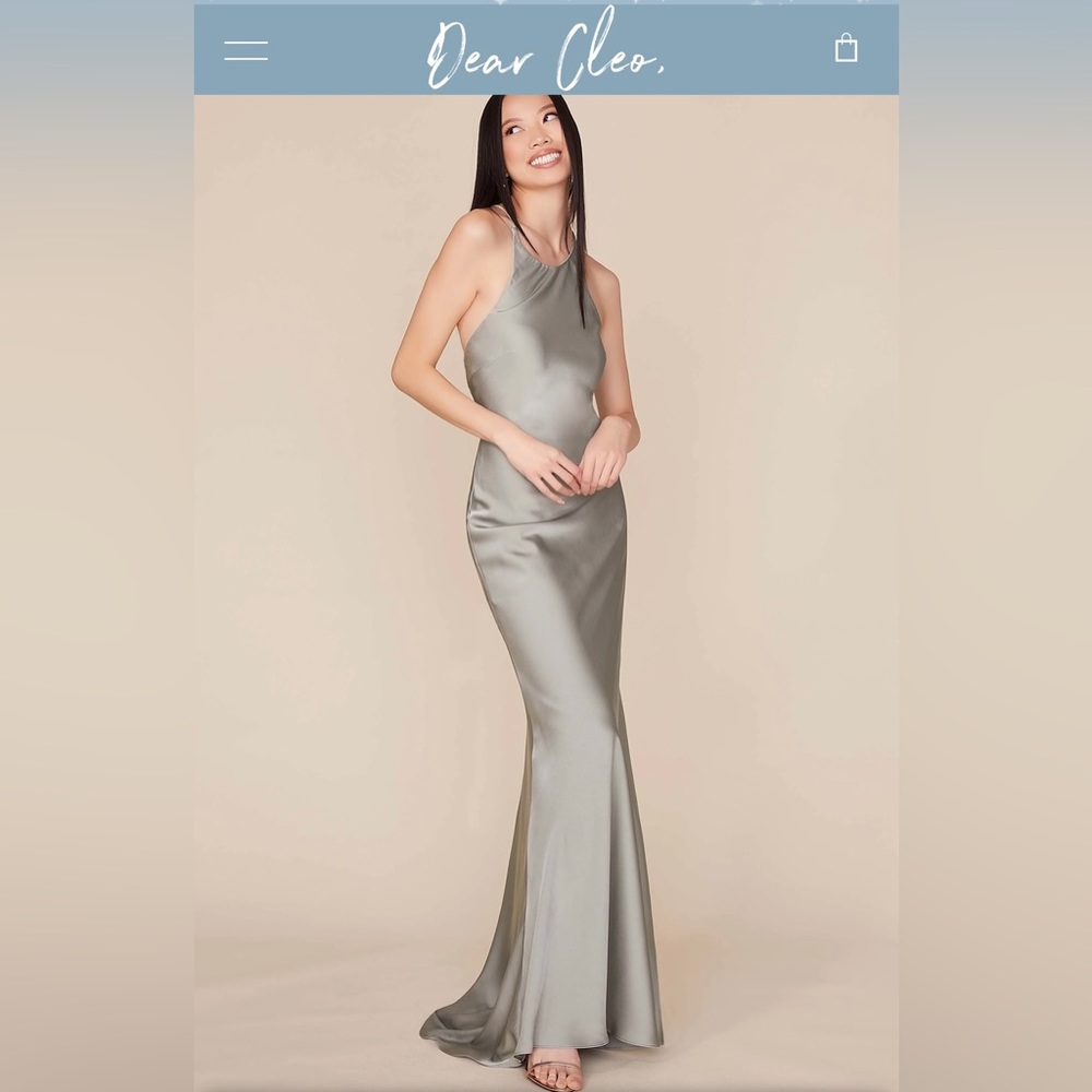 Dear Cleo ATHENA Bridesmaid Dress - Fern color